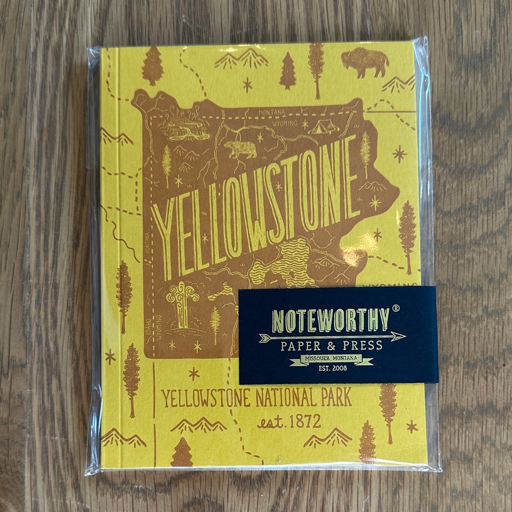 Yellowstone National Park Journal/Notebook